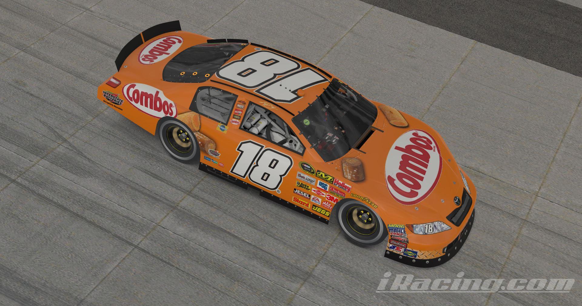 Preview of Kyle Busch 2008 Combos Camry (Sim-Stamp) by Brandon Tregembo
