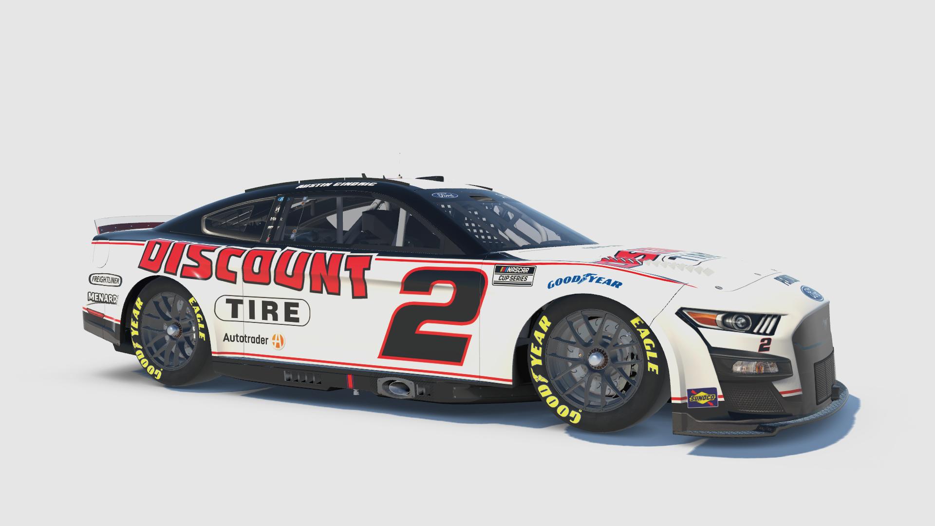 2023 Austin Cindric Discount Tire by Thomas Sink Trading Paints