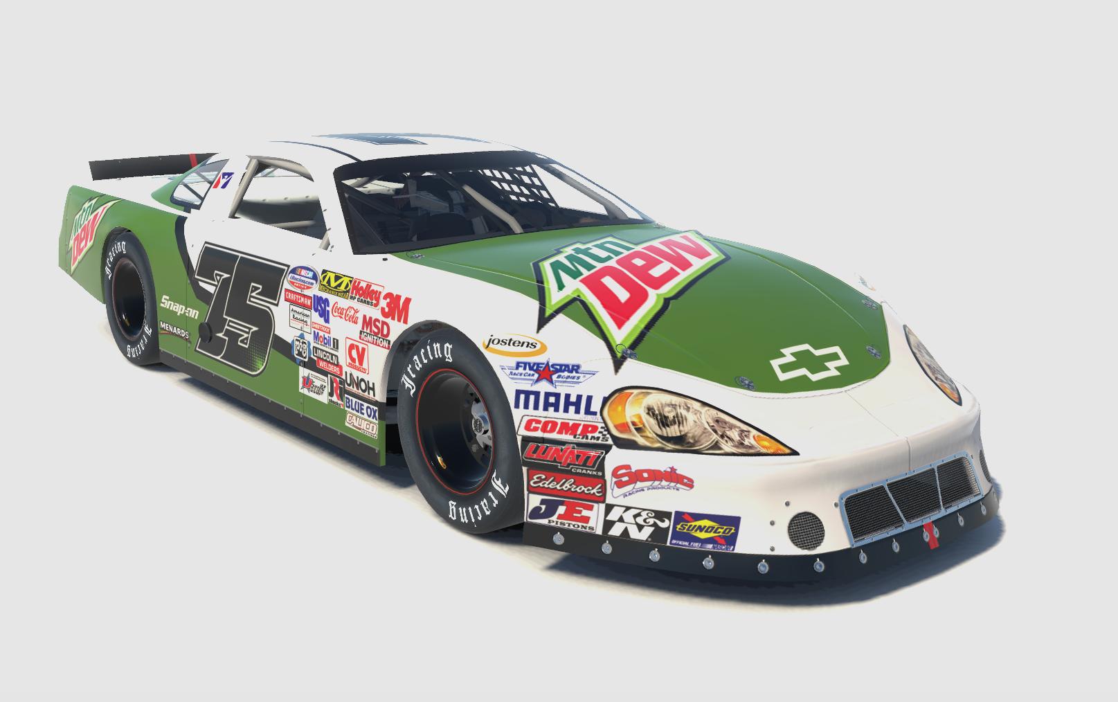 Latemodel Chevrolet Monte Carlo green 75 png by Roger S. - Trading Paints