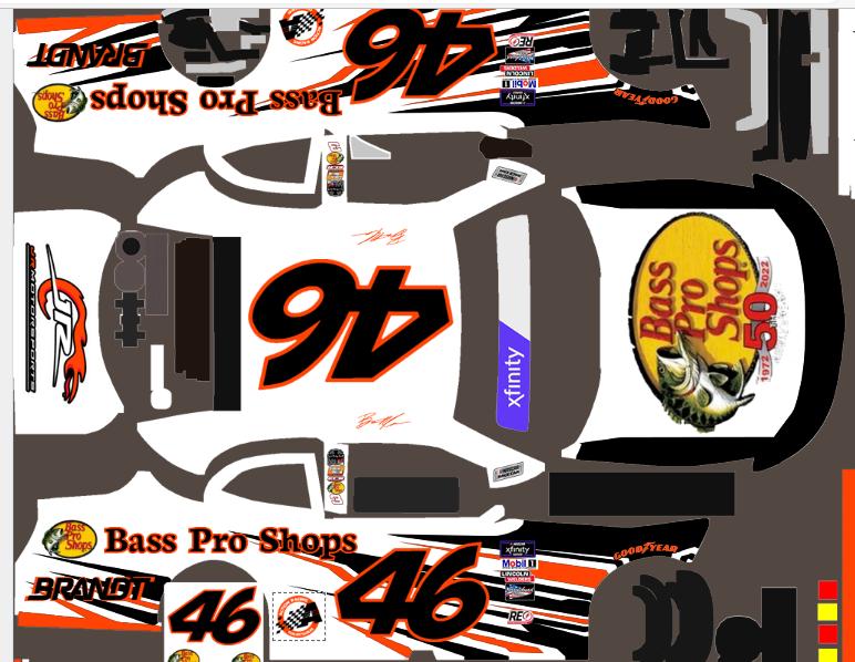 Preview of Bass Pro Shops Xfinity Camaro by Brant Mickel