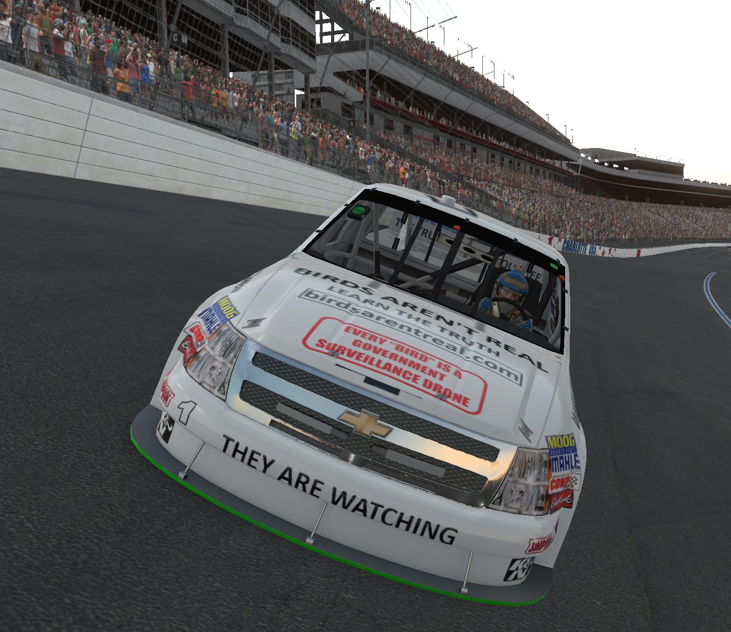 Birds Arent Real Truck by Diego Valle Trading Paints