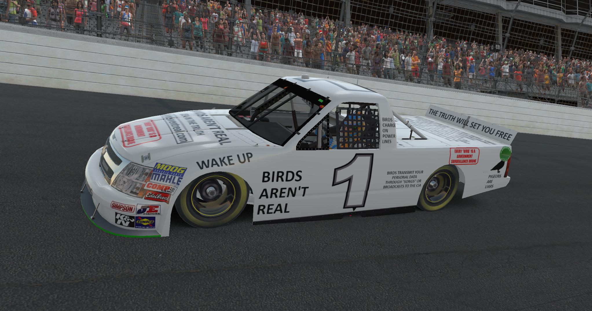 Birds Arent Real Truck by Diego Valle - Trading Paints