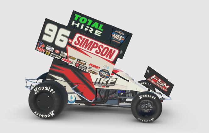 Preview of FSM - Simpson sponsored Sprintcar by Wade Benson