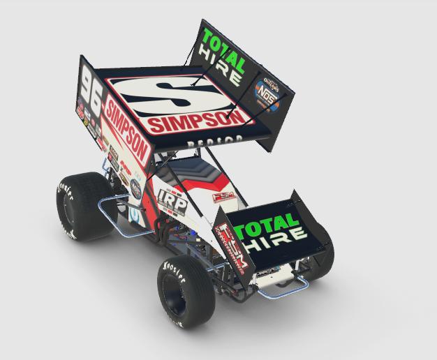Preview of FSM - Simpson sponsored Sprintcar by Wade Benson