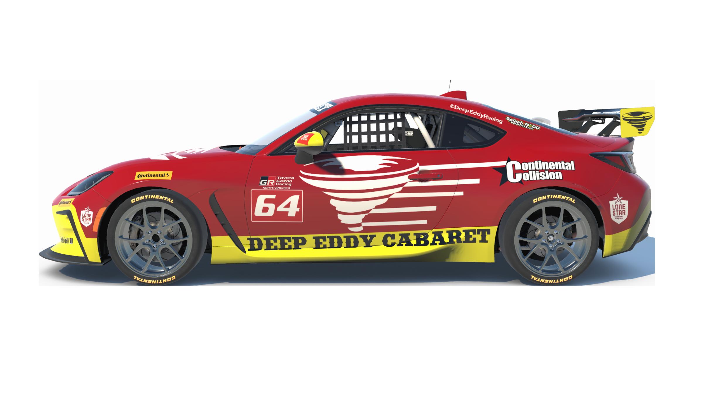 Deep Eddy Racing Toyota GR86 2023 Red by Chris Uglietta - Trading Paints