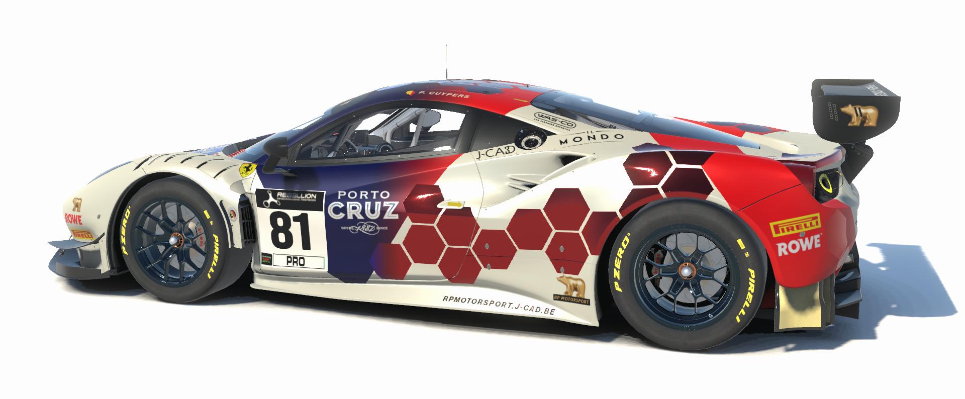 Preview of RP MOTORSPORT 488 GT3 Evo 2023 - Cream Edition by Pieter Cuypers