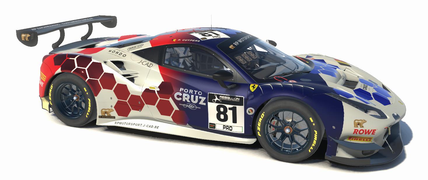 Preview of RP MOTORSPORT 488 GT3 Evo 2023 - Cream Edition by Pieter Cuypers