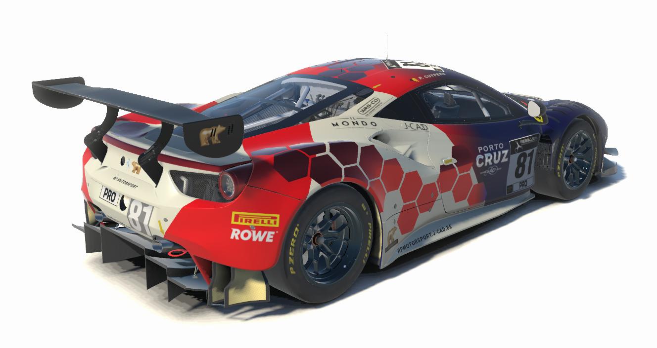 Preview of RP MOTORSPORT 488 GT3 Evo 2023 - Cream Edition by Pieter Cuypers