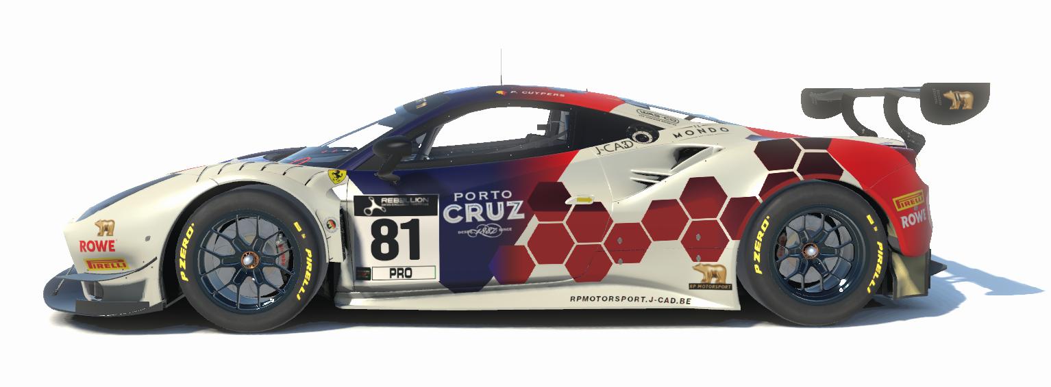 Preview of RP MOTORSPORT 488 GT3 Evo 2023 - Cream Edition by Pieter Cuypers