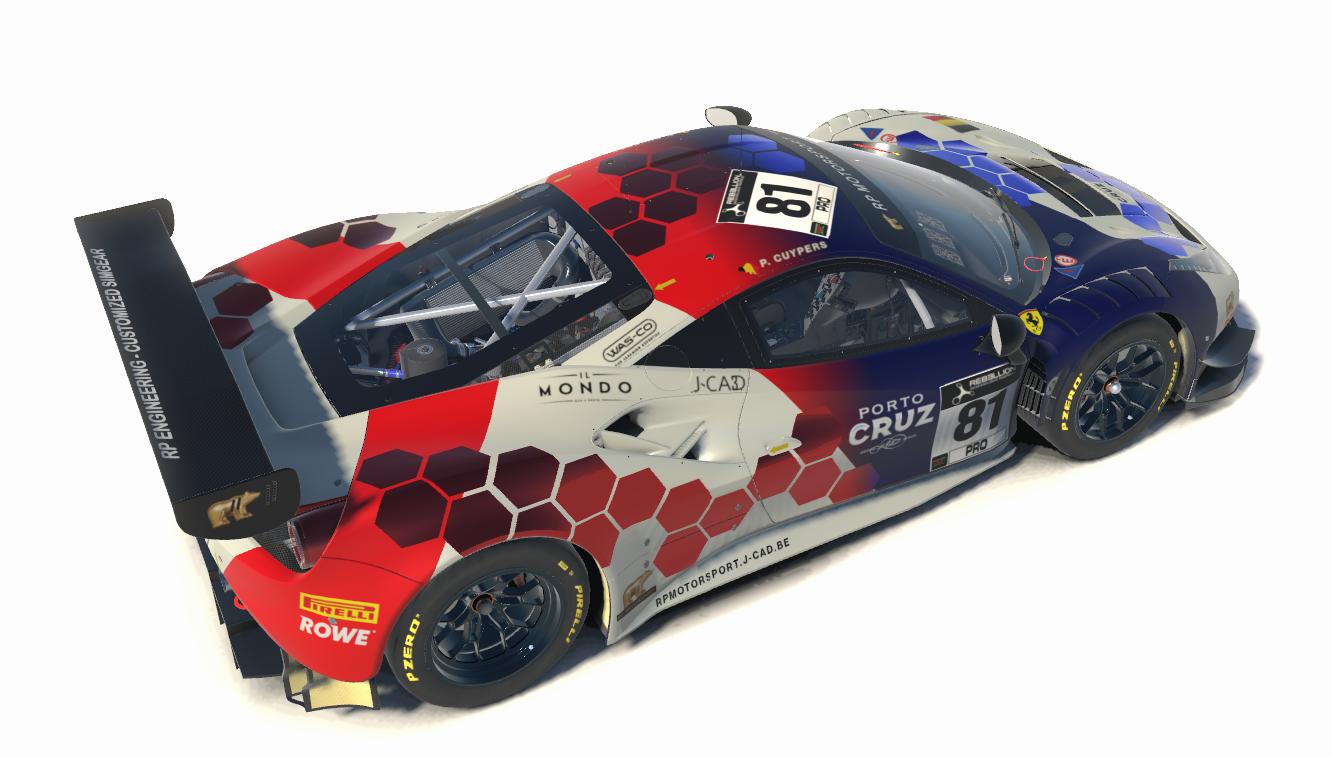 Preview of RP MOTORSPORT 488 GT3 Evo 2023 - Cream Edition by Pieter Cuypers