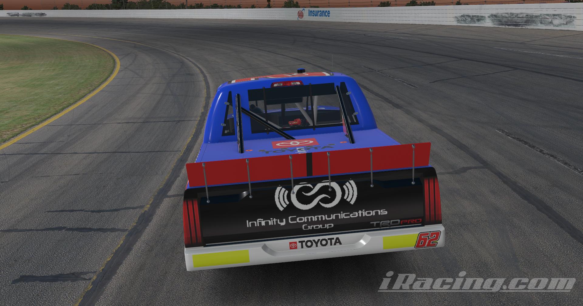 Preview of #62 Layne Riggs 2022 Infinity Communications Group With Number by Martin Roberg