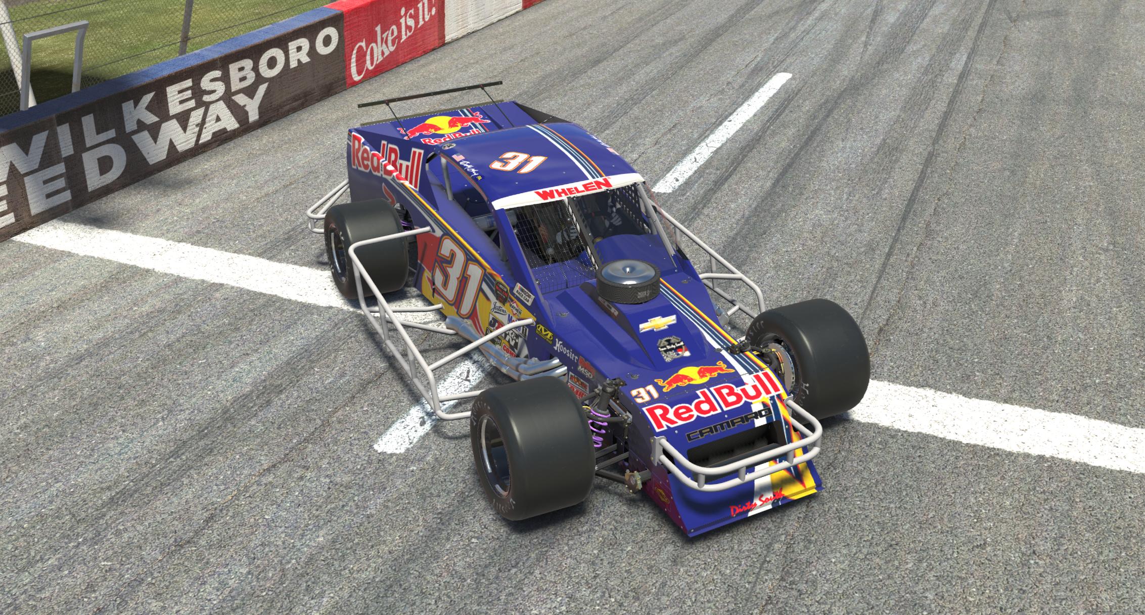 #31 Red Bull Camaro Whelen Modified by Bobby Grey - Trading Paints