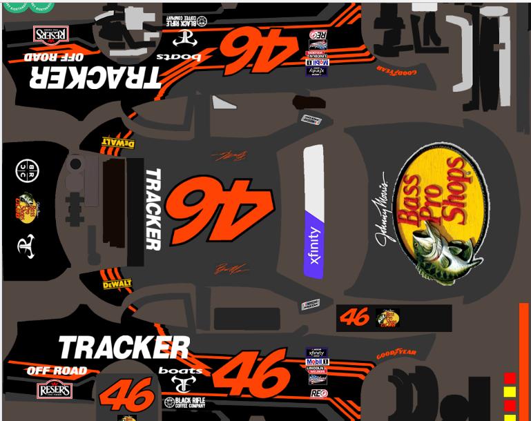 Preview of Bass Pro Shops-Tracker Xfinity Camaro by Brant Mickel