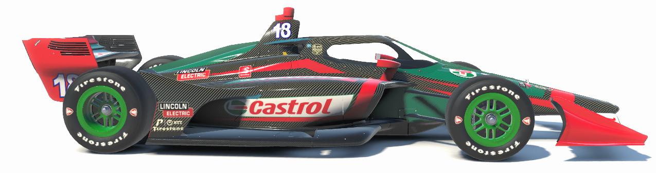 Preview of Castrol Indycar Dallara IR18  by Gene N.