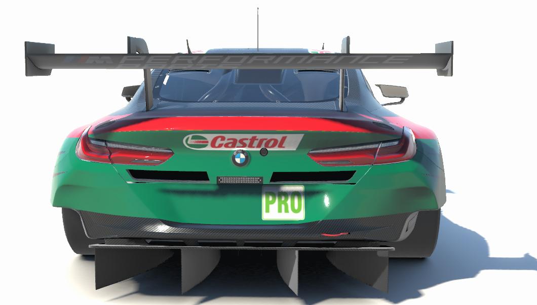 Preview of CASTROL CARBON GREEN RED BMW M8 GTE by Gene N.