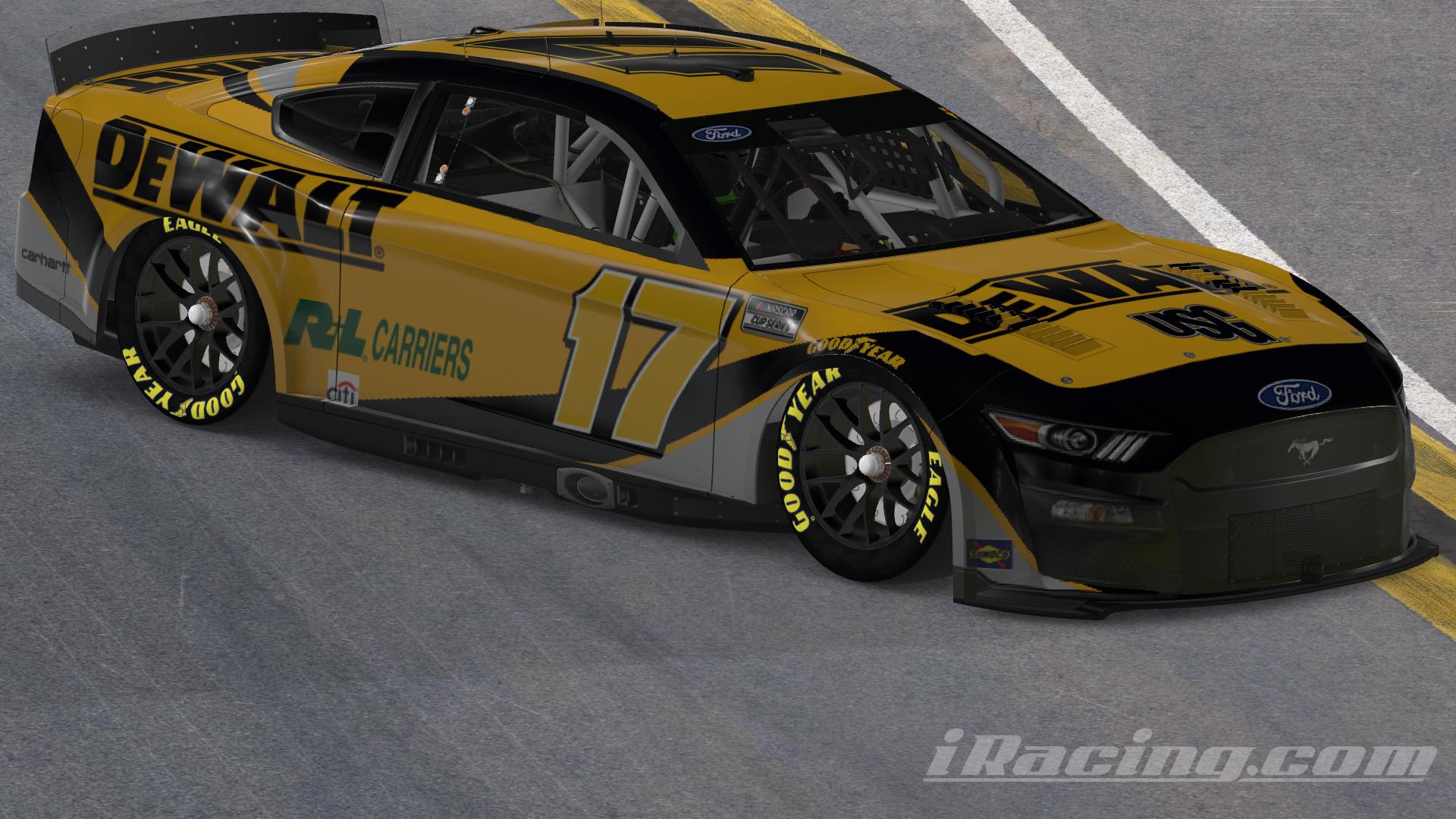 Preview of Modern Matt Kenseth DeWalt Ford Mustang - Custom # by Emmanuel Santiago