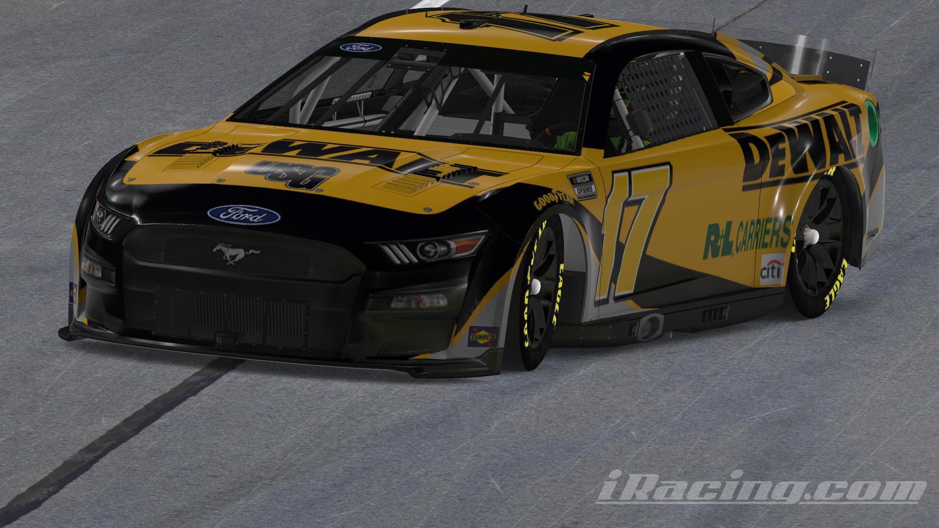Preview of Modern Matt Kenseth DeWalt Ford Mustang - Custom # by Emmanuel Santiago