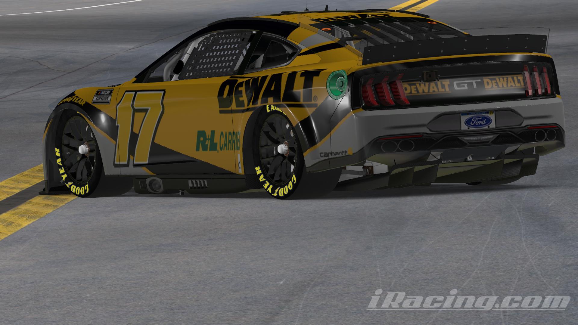 Preview of Modern Matt Kenseth DeWalt Ford Mustang - Custom # by Emmanuel Santiago