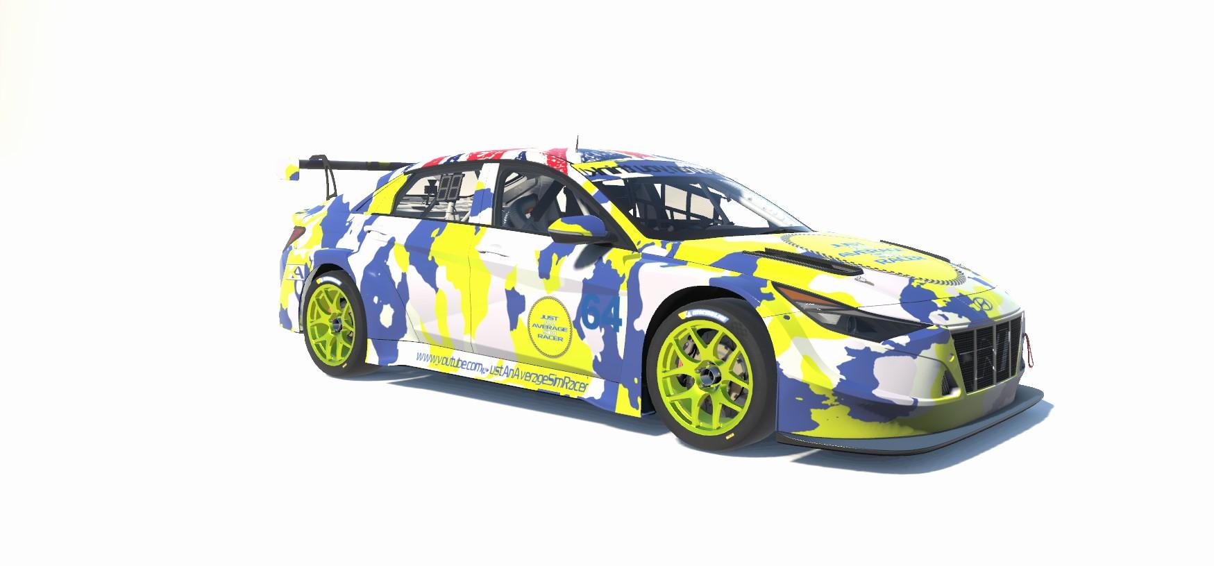 Preview of Team JAASR Hyundai Elantra TCR Camo Edition by Kev Aylett