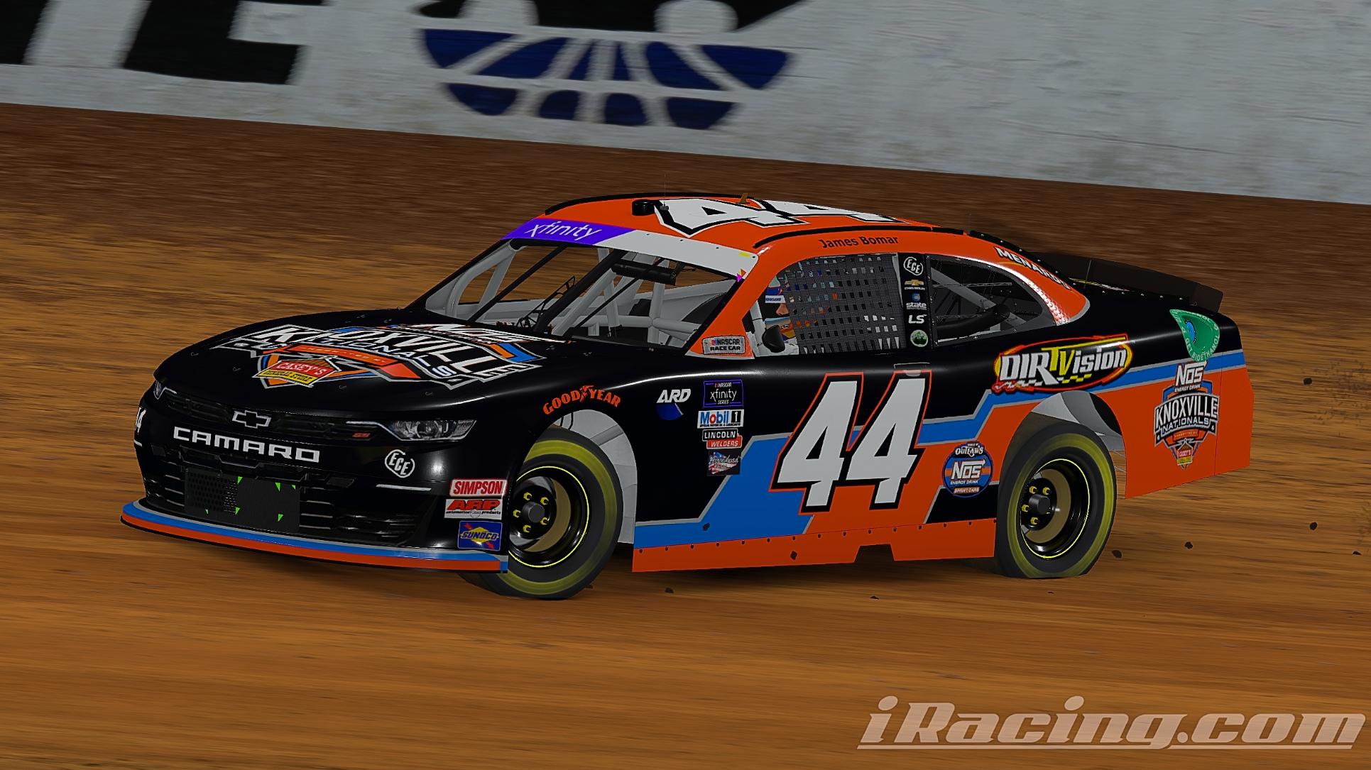 Preview of Knoxville Dirt Vision Xfinity #44 by James R Bomar