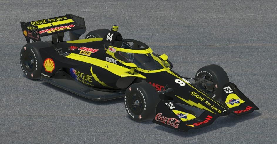 Preview of Dallara IR 18 Indycar ROGUE YELLOW by Rick Vincent