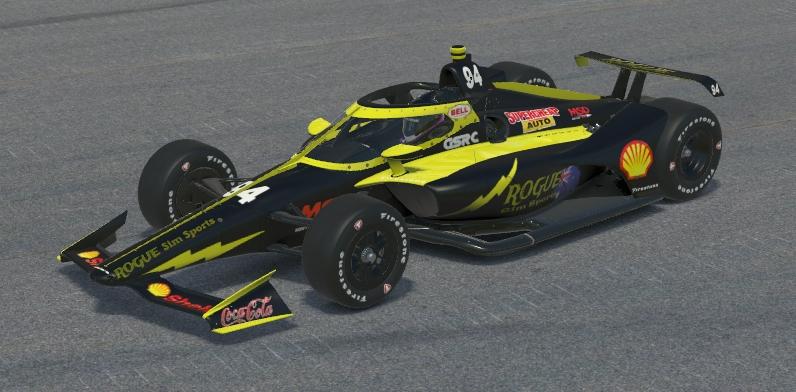 Preview of Dallara IR 18 Indycar ROGUE YELLOW by Rick Vincent
