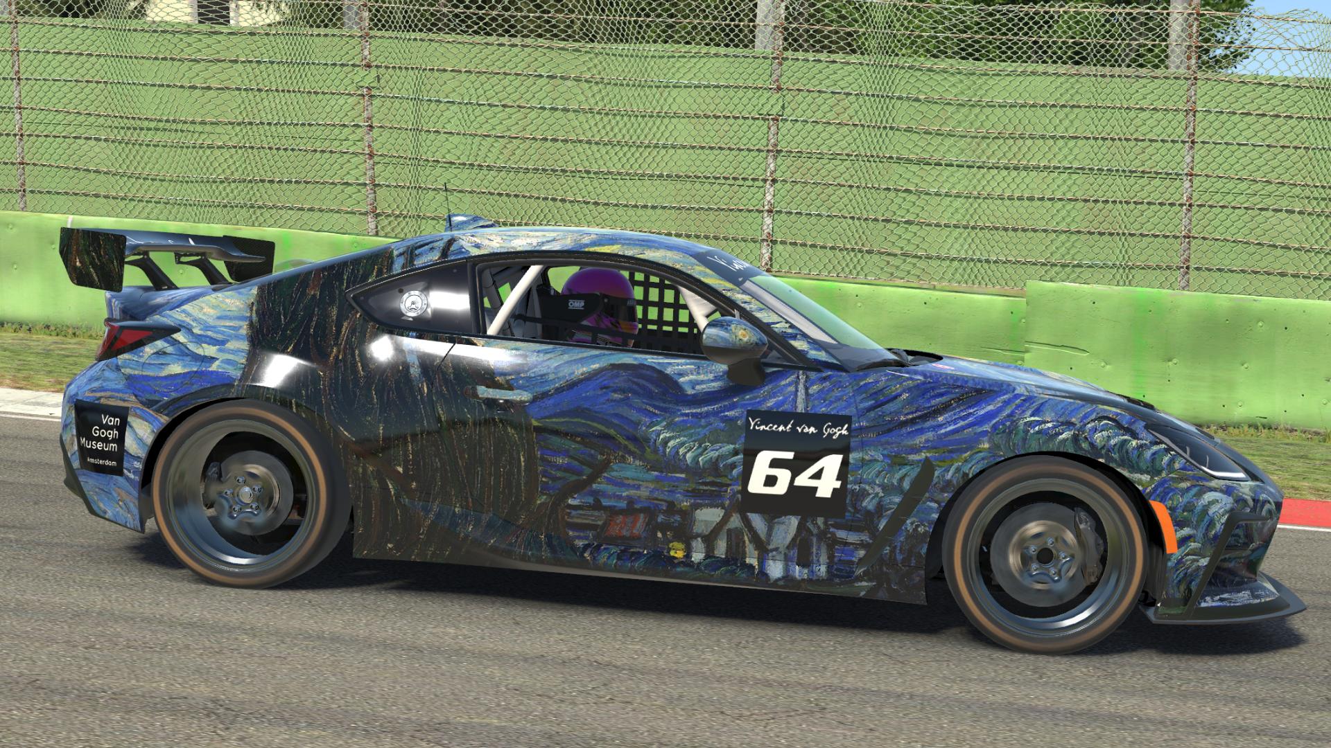 The Starry Night Toyota GR86 by Jasper De Jong Trading Paints