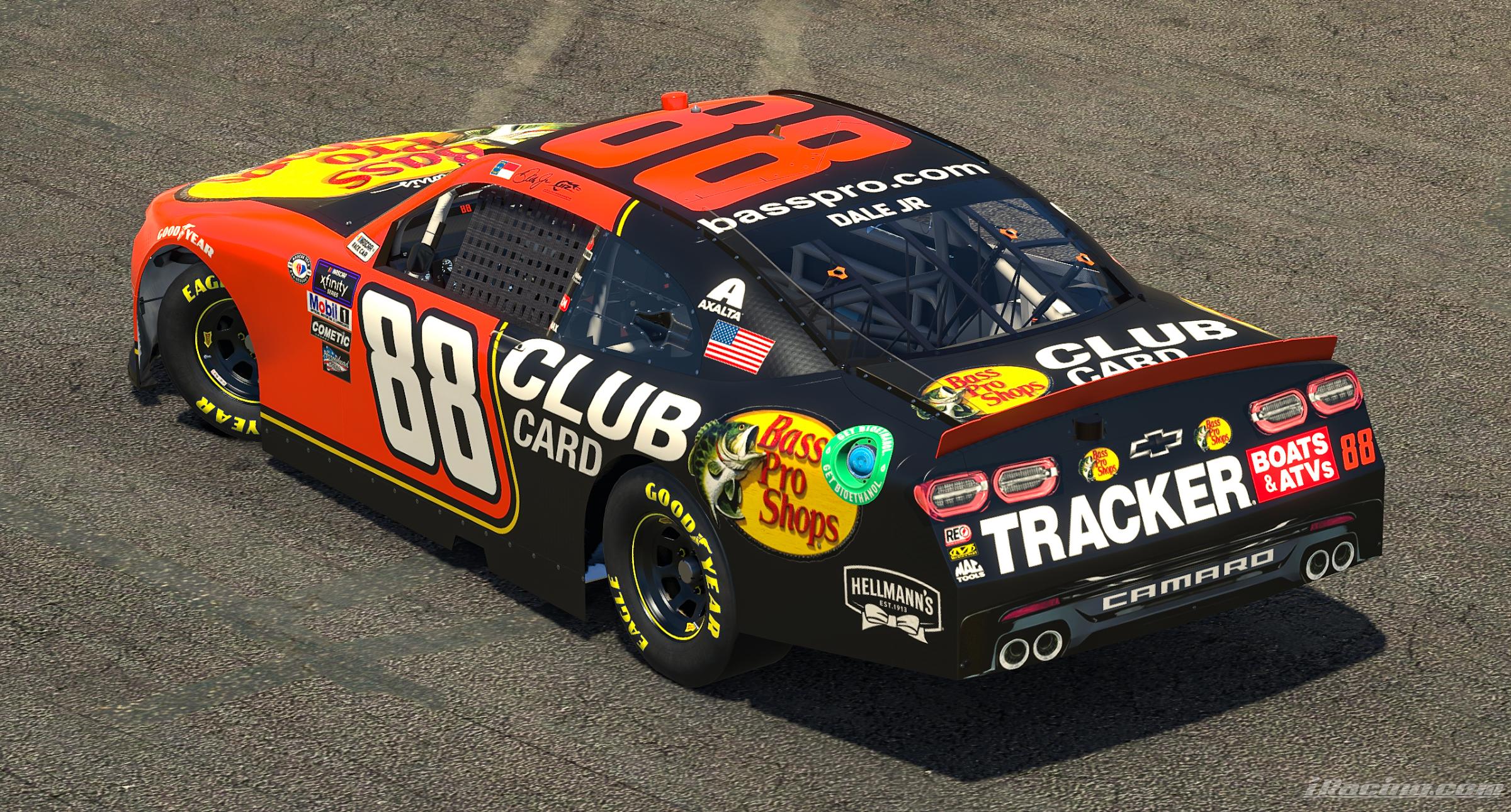 Preview of 2023 Dale Earnhardt Jr Bass Pro Shops Club Card Camaro by Ryan A Williams