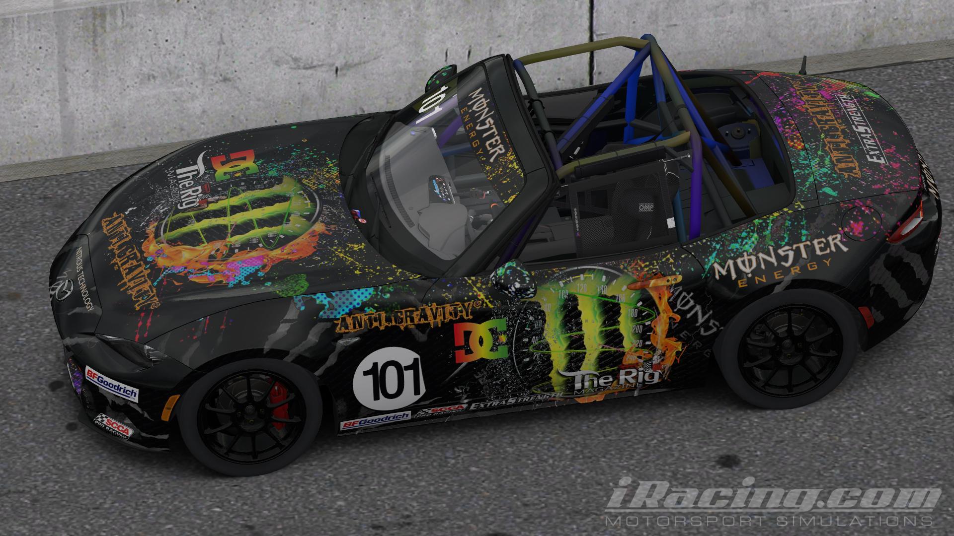 Preview of "The Rig Magazine Edition ver II " Monster Energy Global Mazda_w/Color Splash Trim Package & Unique color blend roll bars. by Marshall W.