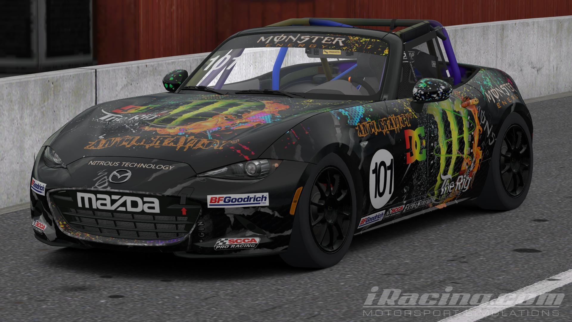 Preview of "The Rig Magazine Edition ver II " Monster Energy Global Mazda_w/Color Splash Trim Package & Unique color blend roll bars. by Marshall W.