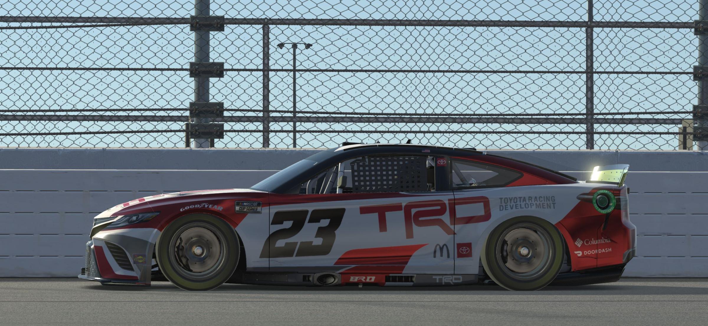 Preview of TRD Camry White Concept- Bubba Wallace by Will Bussler