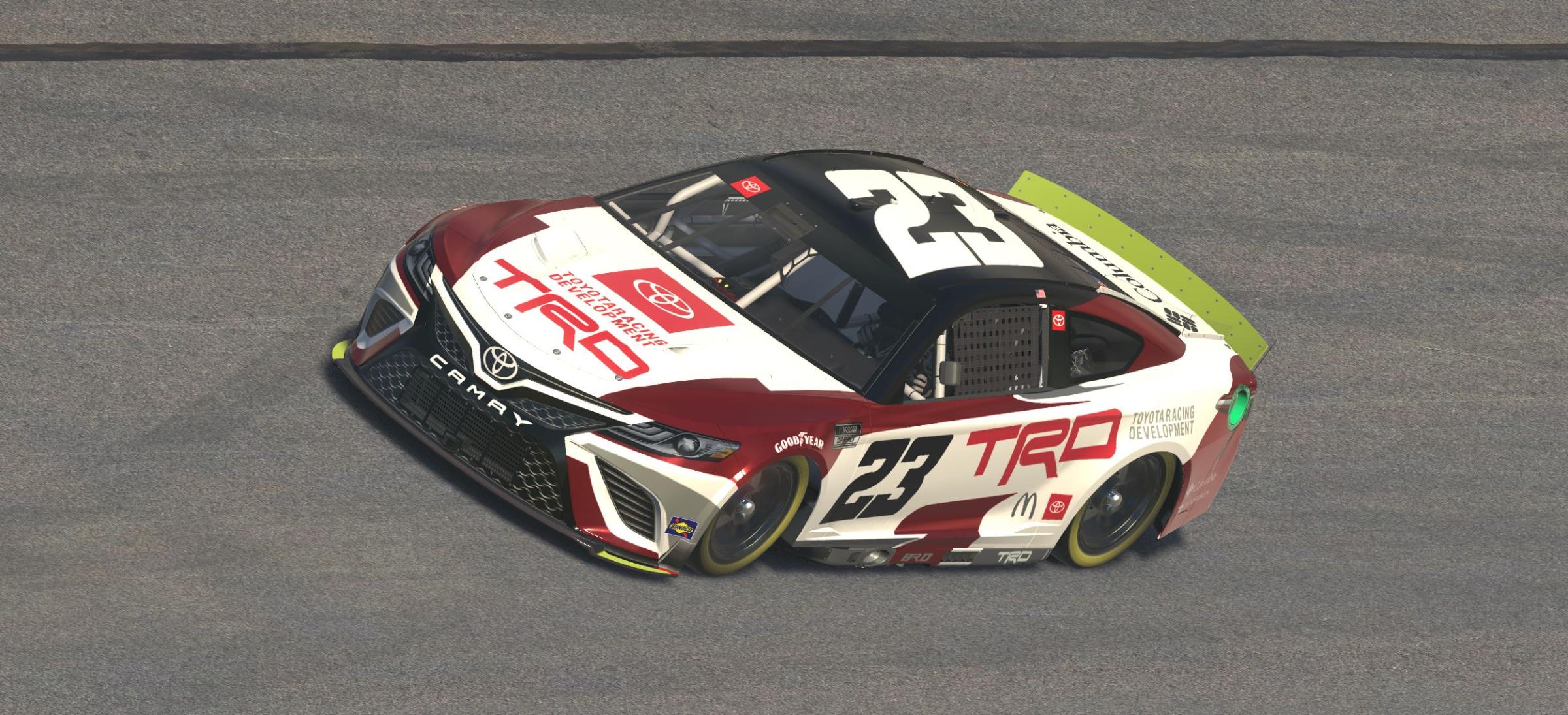 Preview of TRD Camry White Concept- Bubba Wallace by Will Bussler