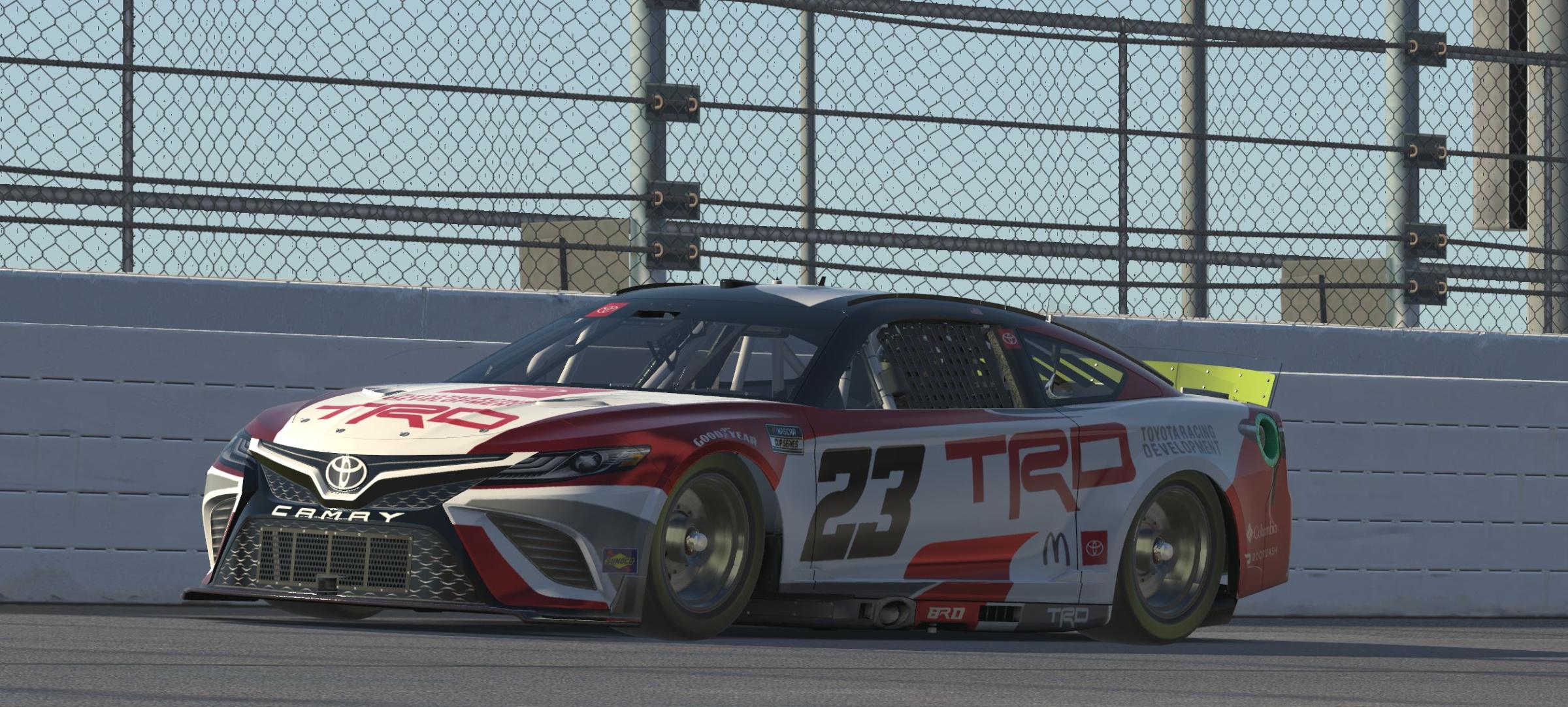 Preview of TRD Camry White Concept- Bubba Wallace by Will Bussler