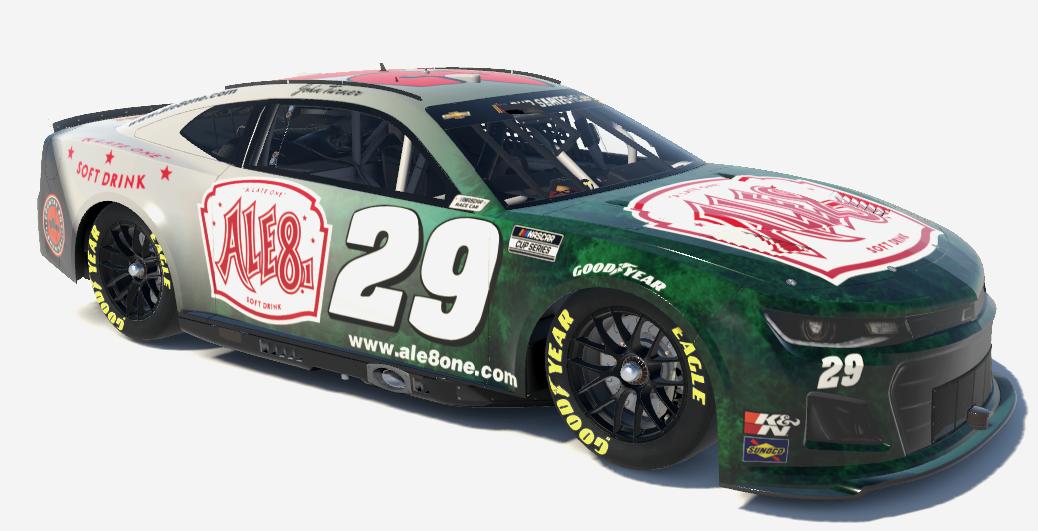 Preview of John Turner #29 - NASCAR Cup Series Next Gen Chevrolet Camaro ZL1 - Ale8.1 / Country Boy Brewing by Kenny Mitchell