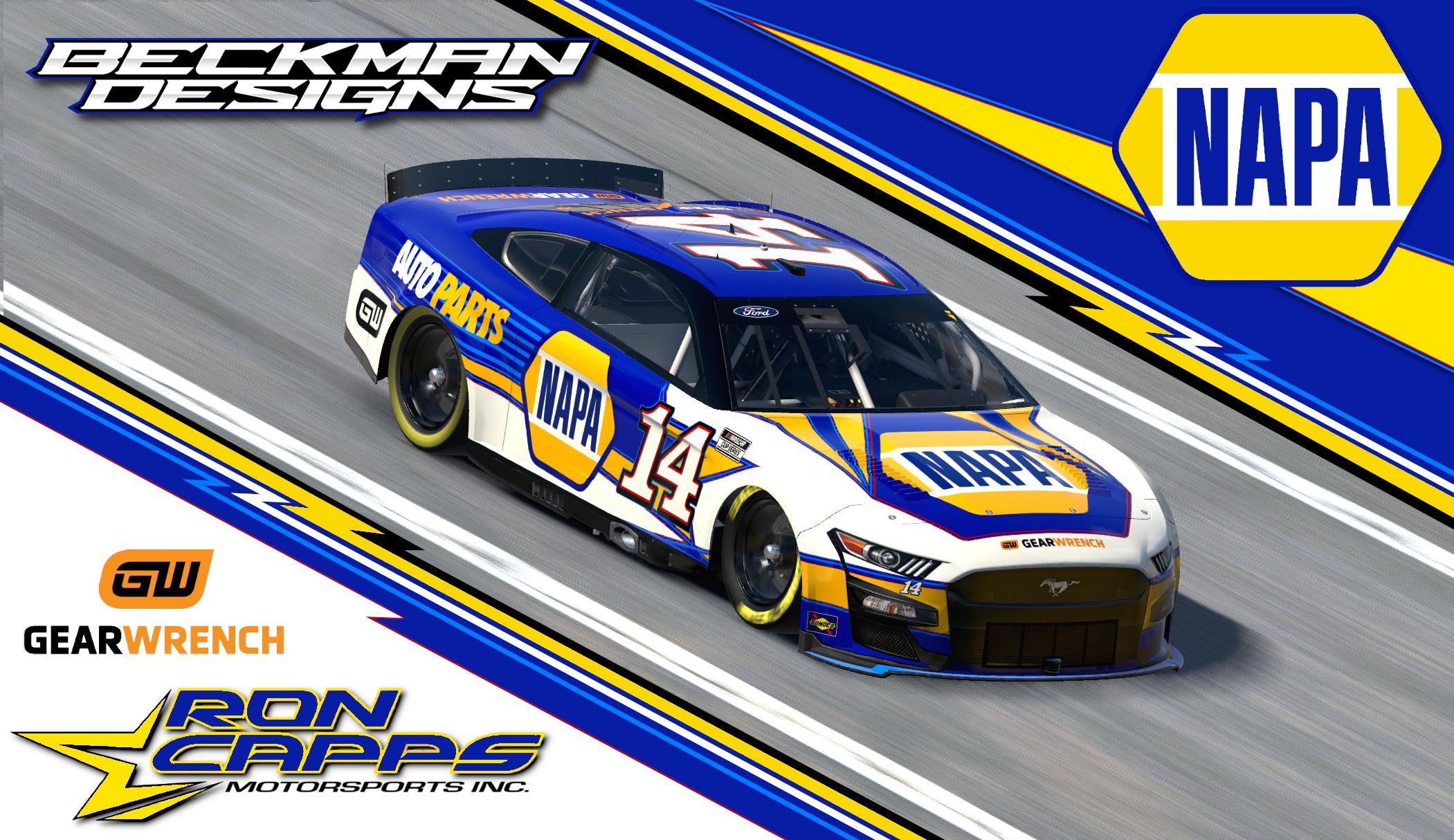 Ron Capps 2023 NAPA Fictional Gen 7 Ford Mustang 14 by Jason Beckman ...