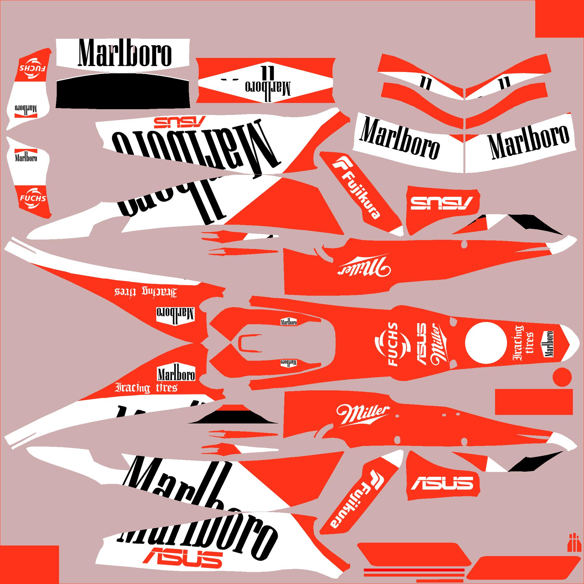 Dallara IR 01 Marlboro by Clyde Coman - Trading Paints