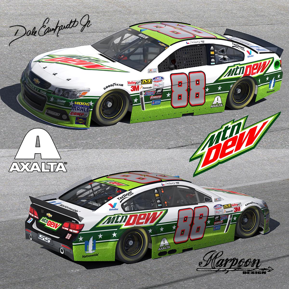 Preview of 2016 Dale Jr. Mt. Dew All Star by Brantley Roden