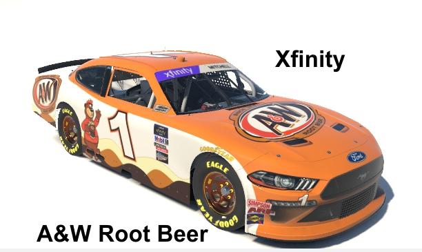 Preview of A&W Root Beer Xfinity Ford Mustang by Michael M.