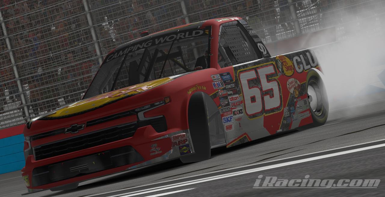 Preview of Rob Evans #65 Bass Pro Shops Club Card Silverado W/ Spec Map by Rob Evans
