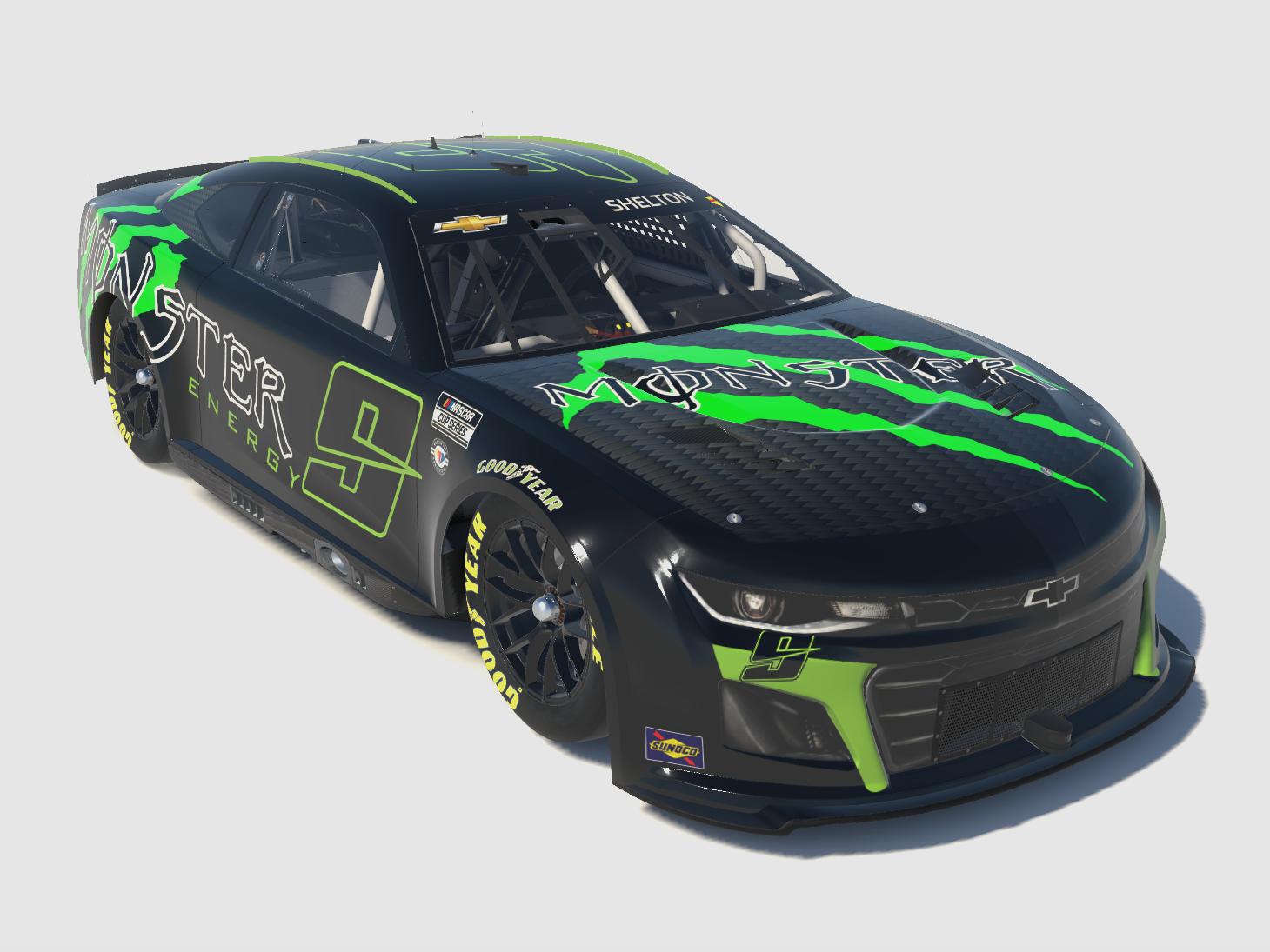 Preview of Chevrolet Camaro ZL1 Nextgen 9 monster energy Green Black copy by Roger S.