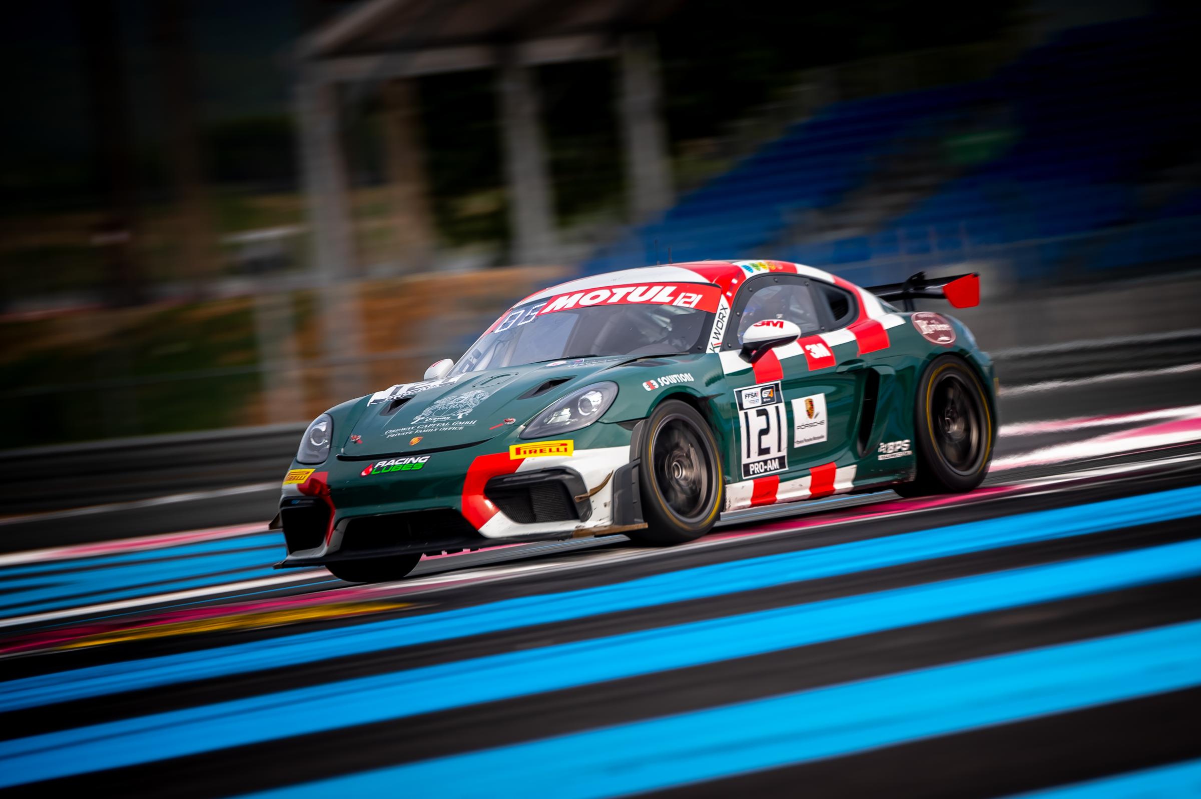 K-Worx Racing FFSA GT4 PRO-AM Porsche 718 Cayman GT4 RS Clubsport #121 ...