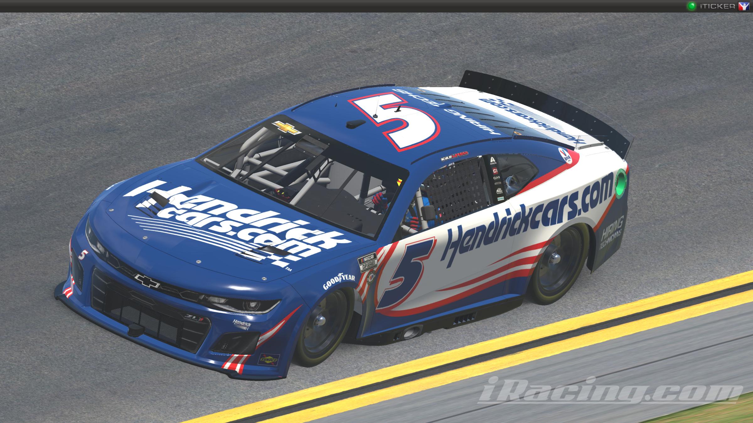 Preview of Kyle Larson #5 Hendrick Cars 2023 NASCAR Cup Series With Custom Number by Ryan Broderick