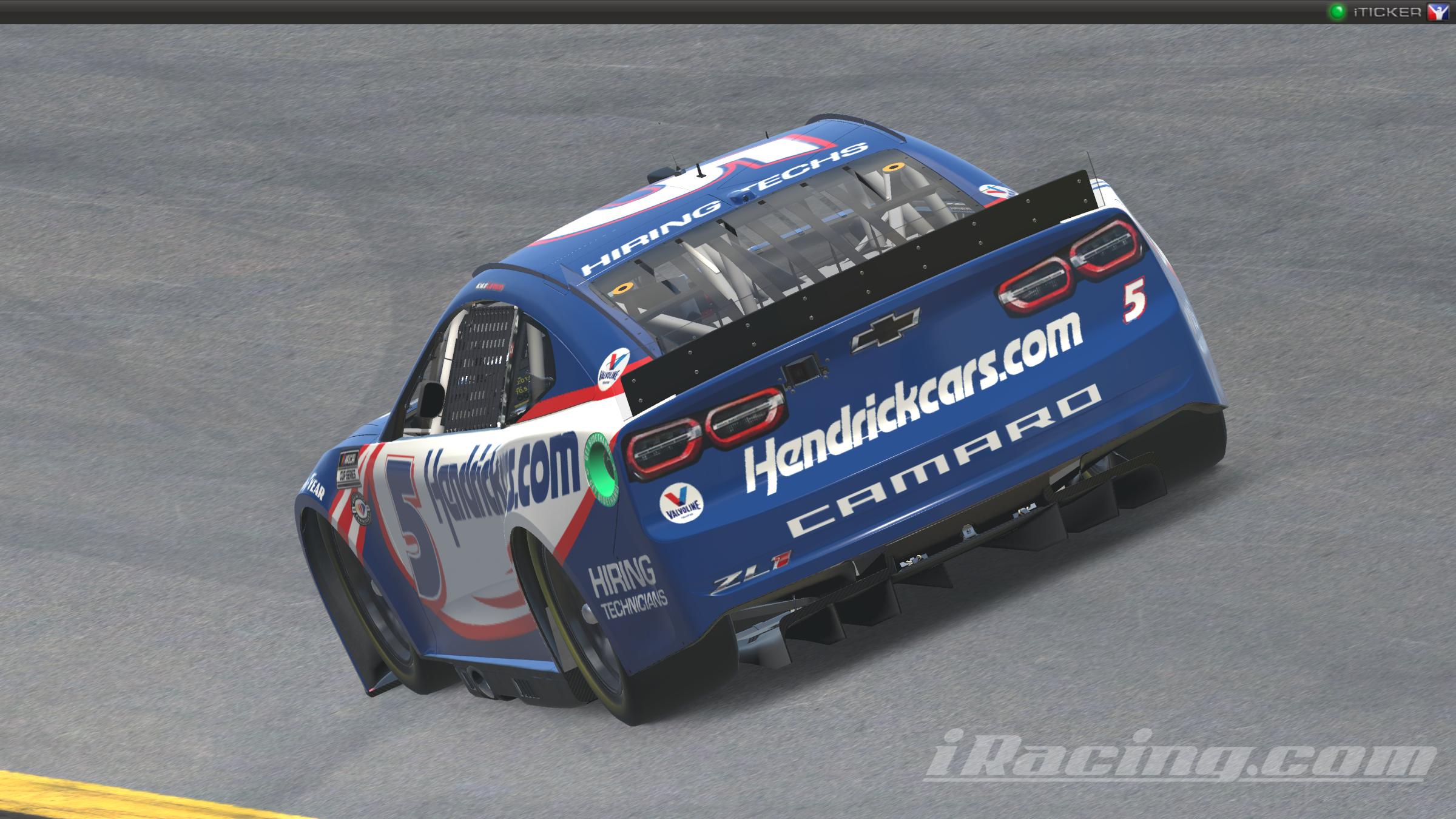 Preview of Kyle Larson #5 Hendrick Cars 2023 NASCAR Cup Series With Custom Number by Ryan Broderick