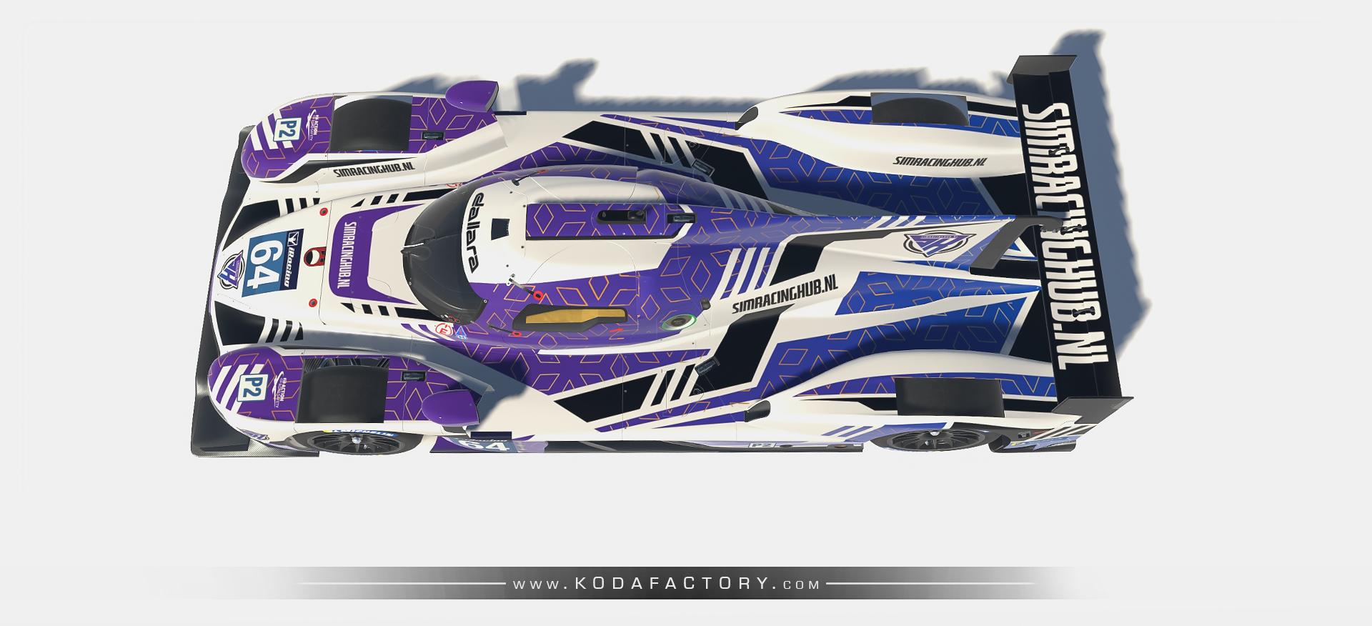 Preview of Dallara P217 - White (SimRacingHub.nl) by Wilco Verhaegh