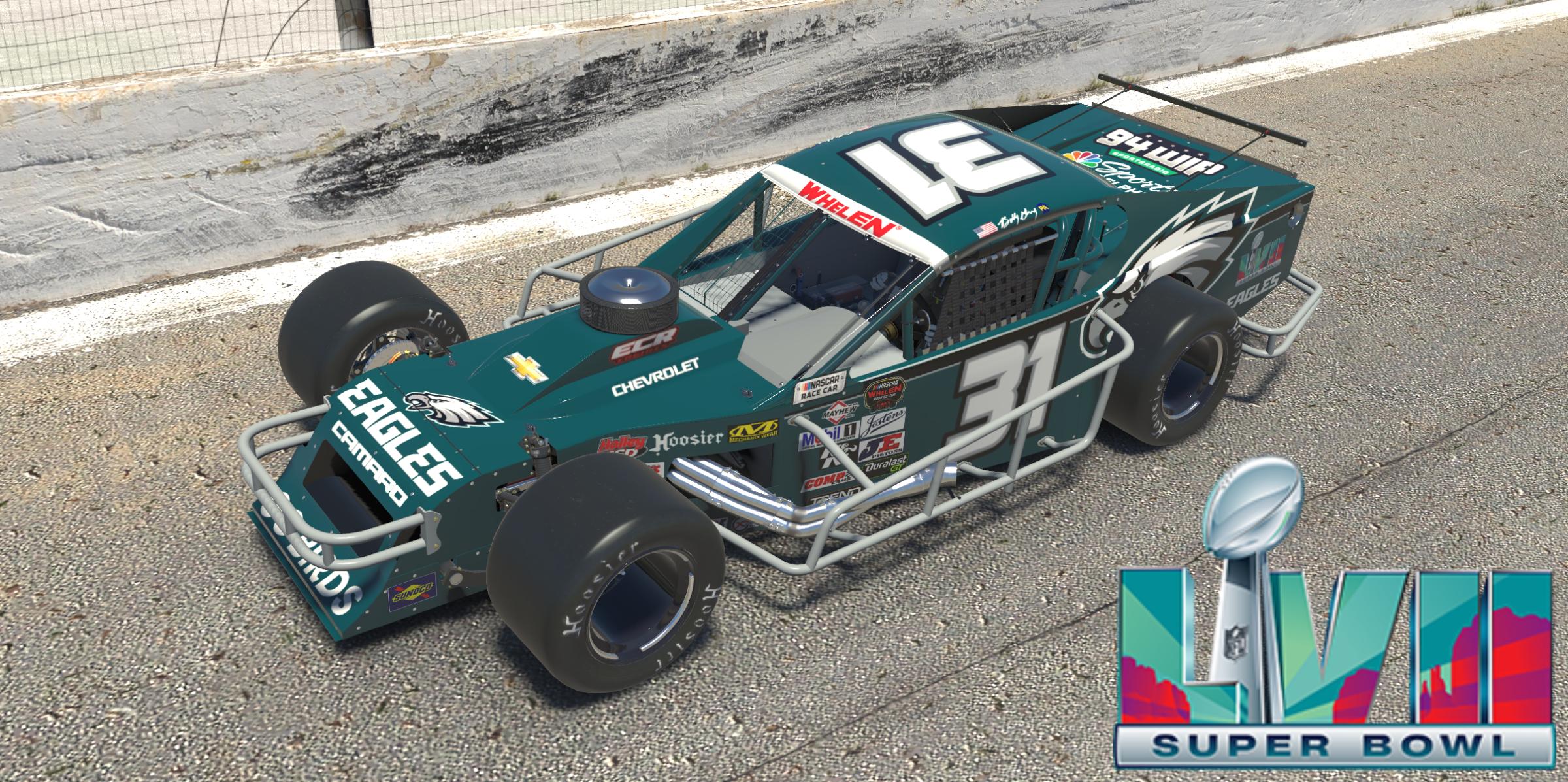 Philadelphia Eagles Super Bowl 57 Whelen Modified by Bobby Grey ...