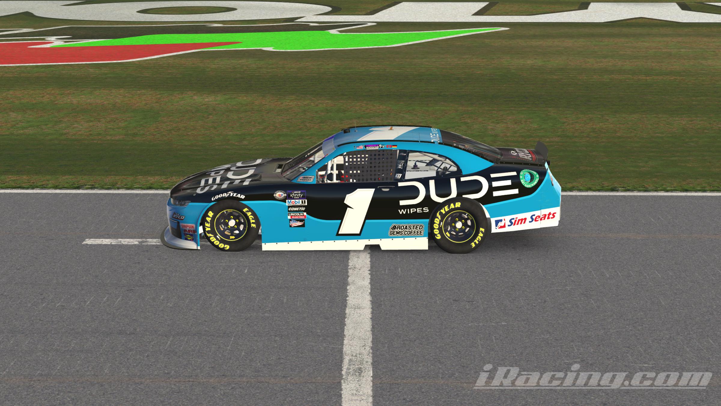 Preview of Tommy Gossett 2023 Dude Wipes Xfinity scheme (Custom #1) by Kooper G.