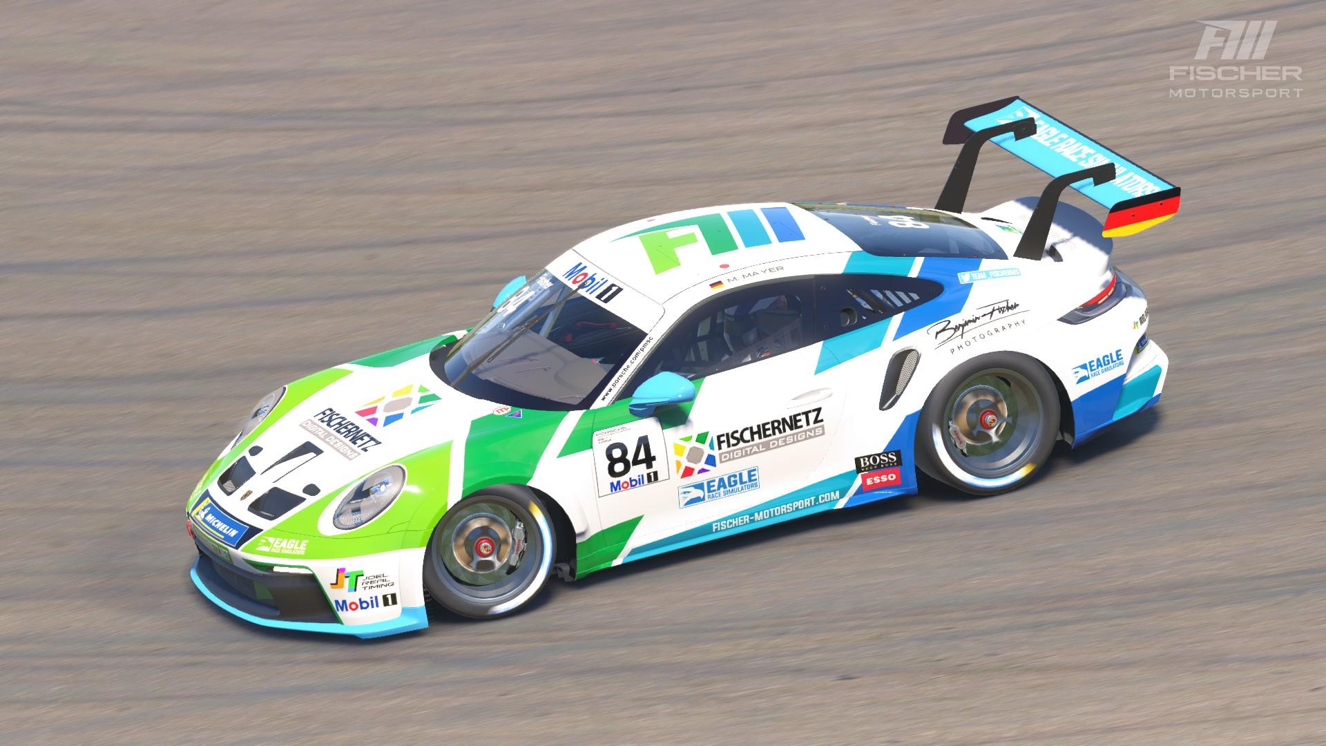 Preview of 2023 Porsche iRacing Cup - #84 Fischer Motorsport Manuel Mayer by Benjamin Fischer