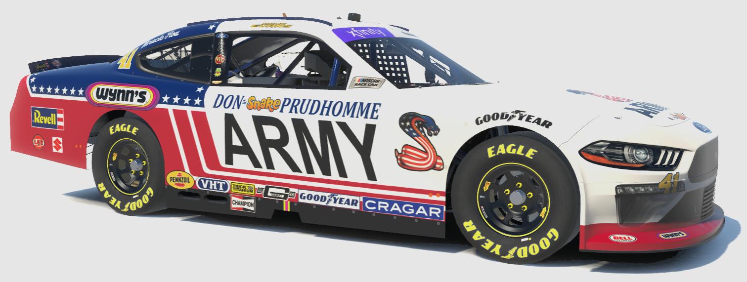 Don Prudhomme Ford Mustang Throwback (NO NUMBERS) by Jeff T Evans