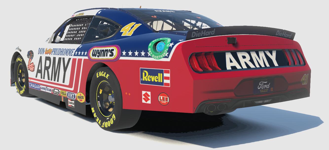 Don Prudhomme Ford Mustang Throwback (NO NUMBERS) by Jeff T Evans