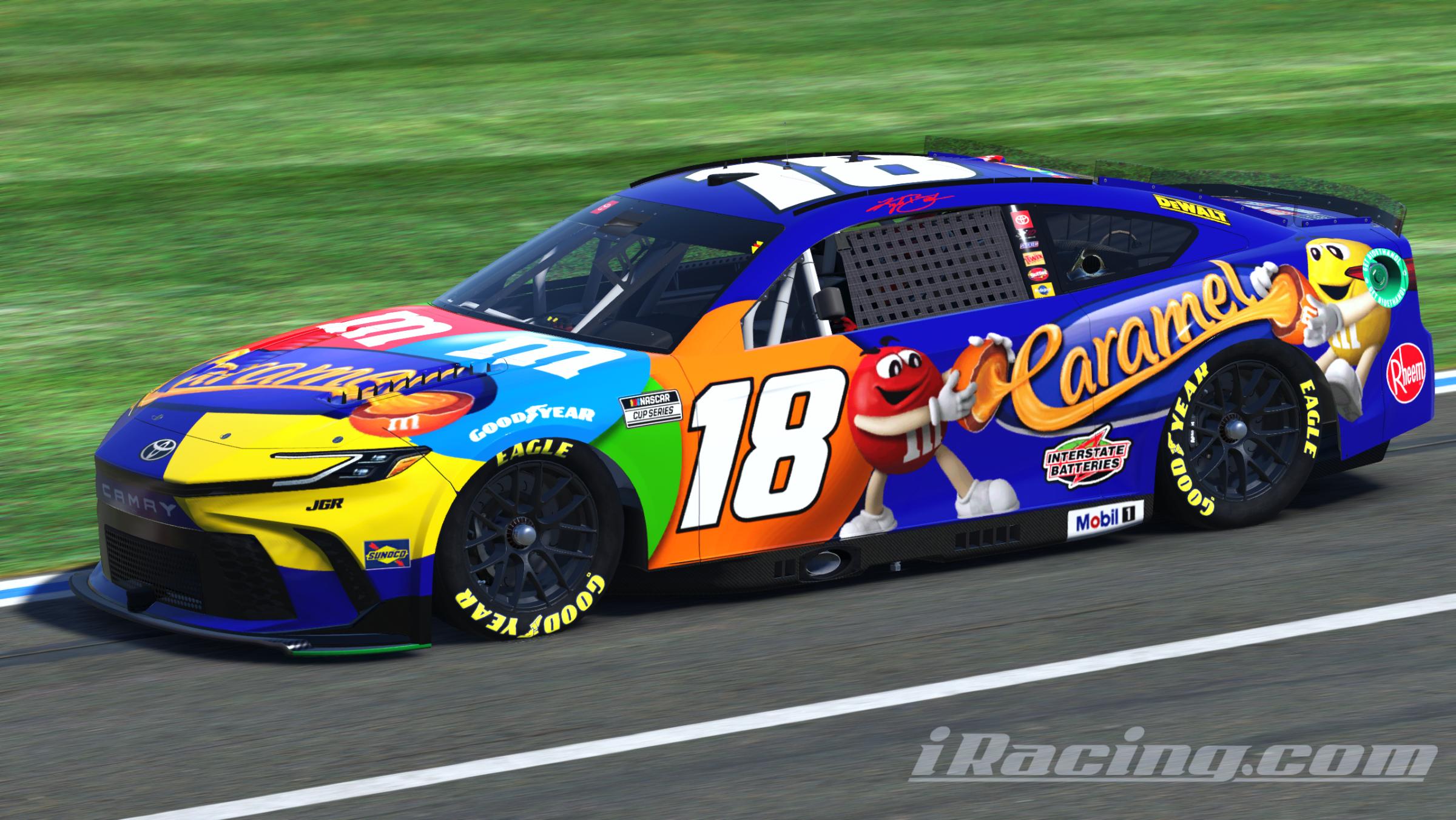 Preview of Kyle Busch M&Ms Caramel Camry (No #) by Gary P.